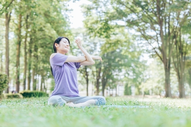 力が抜けてリラックスしている様子