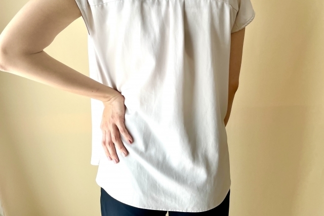 肋骨から脇腹、背中へつながる体のイメージ
