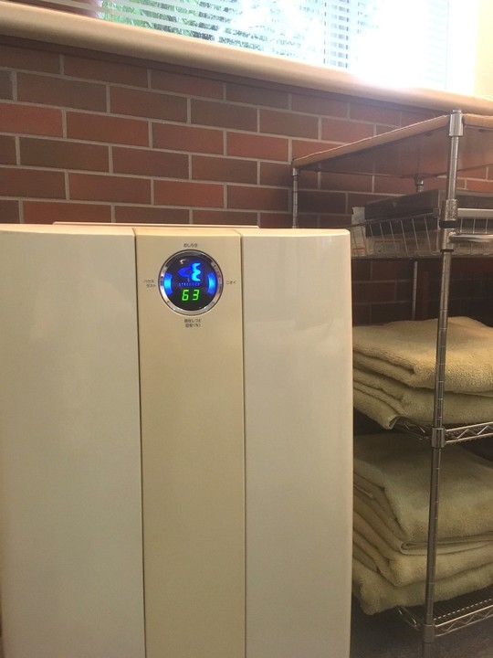 空気清浄機はりきゅう部屋